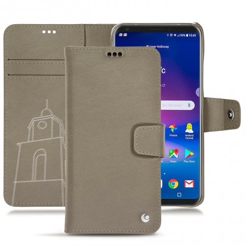 LG V30 leather caseDarboun sabla ( Pantone #BCB1A1 )