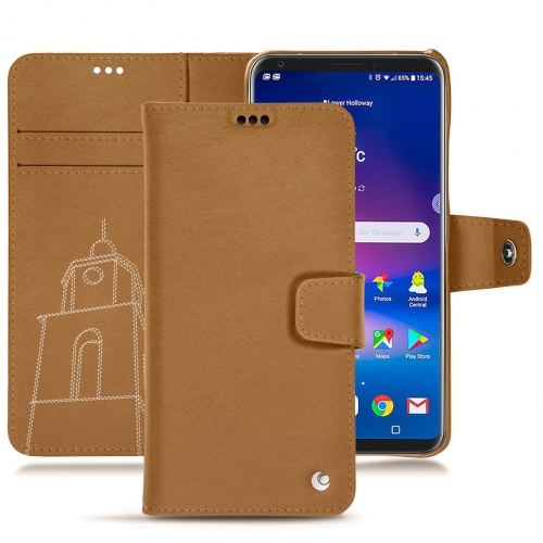 LG V30 leather caseCastan esparciate ( Pantone #824F2A )