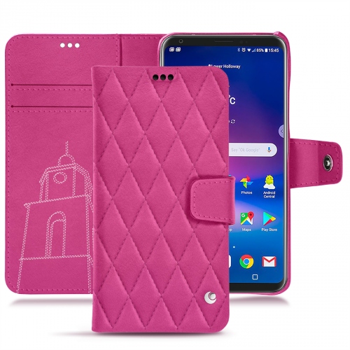 가죽 커버 LG V30Rose BB - Couture ( Pantone #DB599F )