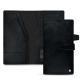 Leather travel wallet - Dark vintage ( Roughtcut - Black#5256 ) 