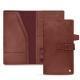 Leather travel wallet - Passion vintage ( Glutton - Red ) 