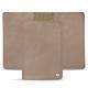 Leather passport case - Taupe vintage ( Pantone 7530C ) 