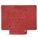 Leather passport case - Cerise vintage - Couture