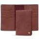 Leather case for passport - 8 credit cards - Passion vintage ( Glutton - Red ) 