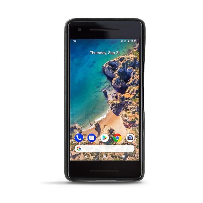 レザーケース Google Pixel 2 - Noir ( Nappa - Black ) 