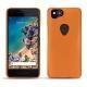 Coque cuir Google Pixel 2 - Orange ( Nappa - Pantone 1495U ) 