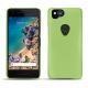 Coque cuir Google Pixel 2 - Vert olive ( Nappa - Pantone 578U ) 