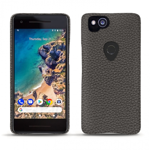 Lederschutzhülle Google Pixel 2Anthracite ( Pantone #41403c ) 