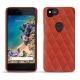 Coque cuir Google Pixel 2 - Arange clouquié - Couture