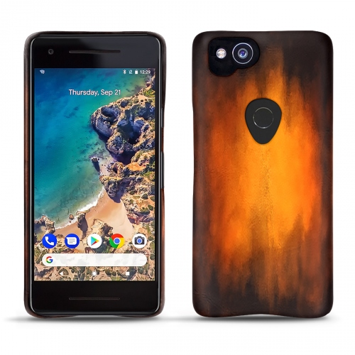 가죽 커버 Google Pixel 2Fauve Patine