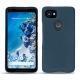 Coque cuir Google Pixel 2 XL - Indigo ( Pantone 303U ) 