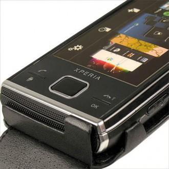 aanval haat fictie Sony Ericsson Xperia X2 leather case