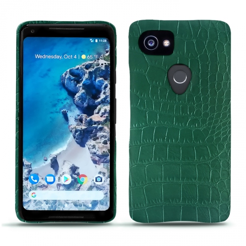 Custodia in pelle Google Pixel 2 XLCrocodile pino ( Pantone #173F35 ) 