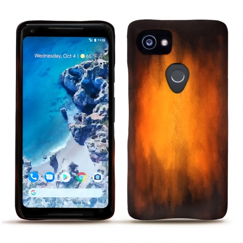 Custodia in pelle Google Pixel 2 XLFauve Patine