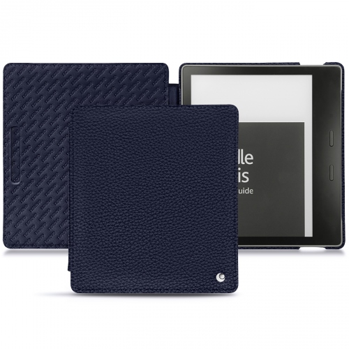Amazon Kindle Oasis (2017) leather caseCobalt ( Pantone #2b253f ) 