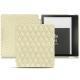 Capa em pele Amazon Kindle Oasis (2017) - Ivoire - Couture ( Sleek P C12 - White ) 