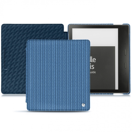 Custodia in pelle Amazon Kindle Oasis (2017)Abaca ishia ( Pantone #395775 ) 
