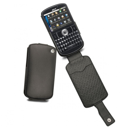 硬质真皮保护套 Acer beTouch E130  - Noir ( Nappa - Black ) 
