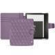 Custodia in pelle Amazon Kindle Oasis (2017) - Lilas - Couture ( Nappa - Pantone 2645U ) 