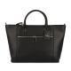 Urban tote bag - Griffe 1 - 13" - Negre poudro