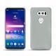 Coque cuir LG V30 - Gris ( Nappa - Pantone W428C ) 