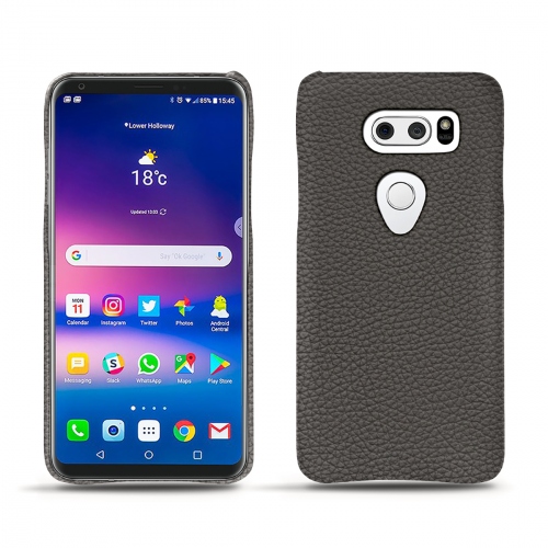 Custodia in pelle LG V30Anthracite ( Pantone #41403c ) 