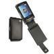 Housse cuir Sony Ericsson Xperia X10 mini pro  - Noir ( Nappa - Black ) 