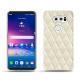 Custodia in pelle LG V30 - Blanc escumo - Couture