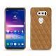 Custodia in pelle LG V30 - Castan esparciate - Couture