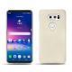 Coque cuir LG V30 - Blanc escumo