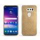 Coque cuir LG V30 - Serpent sabbia