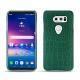 LG V30 leather cover - Crocodile pino