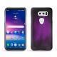 Coque cuir LG V30 - Violet Patine
