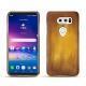 Coque cuir LG V30 - Doré Patine