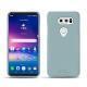 LG V30 leather cover - Bleu Ciel PU