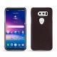 Coque cuir LG V30 - Marron envoûtant