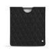 Amazon Kindle Oasis (2017) leather case - Ebène - Couture ( Sleek P C12 - Black ) 