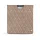 Housse cuir Amazon Kindle Oasis (2017) - Taupe vintage - Couture