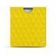 Amazon Kindle Oasis (2017) leather case - Jaune fluo - Couture