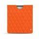 Housse cuir Amazon Kindle Oasis (2017) - Orange fluo - Couture