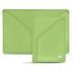 Estuche de piel para 3 tarjetas de crédito - Vert olive ( Nappa - Pantone 578U ) 