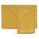 Leather case for 3 credit cards - Mimosa ( Pantone 141C ) 