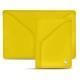 Leather case for 3 credit cards - Jaune fluo