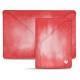 Leather case for 3 credit cards - Rose Patine