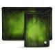 Leather case for 3 credit cards - Vert Patine