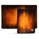Leather case for 3 credit cards - Fauve Patine