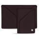 Leather case for 3 credit cards - Marron envoûtant
