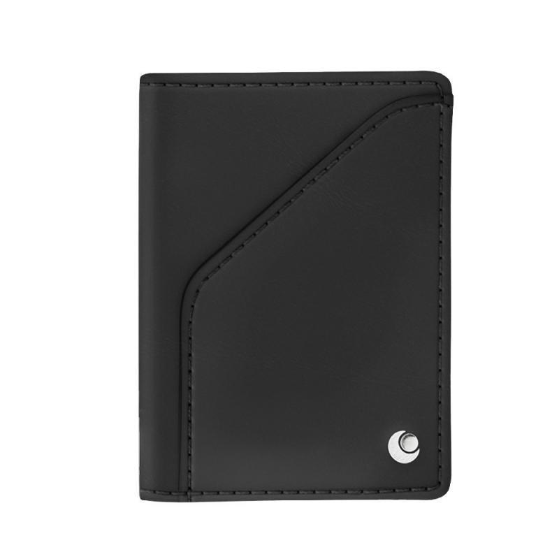 Bolsa em pele para 3 cartões de crédito