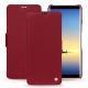 Samsung Galaxy Note8 leather case - Rouge passion