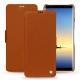 Samsung Galaxy Note8 leather case - Orange vibrant